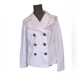 Old NavyWomen's Double-Breasted Lavender Pea Coat Size Small Y2K Vintage